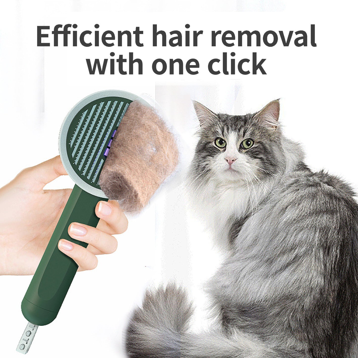 Usb Rechargeable Cat/Dog Automatic Hair Removal Brush
