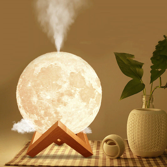 Lunar Humidifier Night Light Bedroom Household Aromatherapy Moisturizing Spray